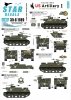 Star Decals 35-C1189 US Artillery 1. Korean War 1950-53 1/35